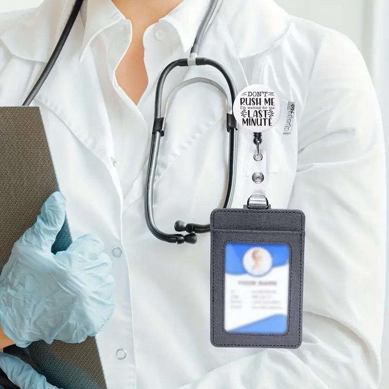 Retractable Nurse Badge Reels Novelty Interchangeable Don't - Temu