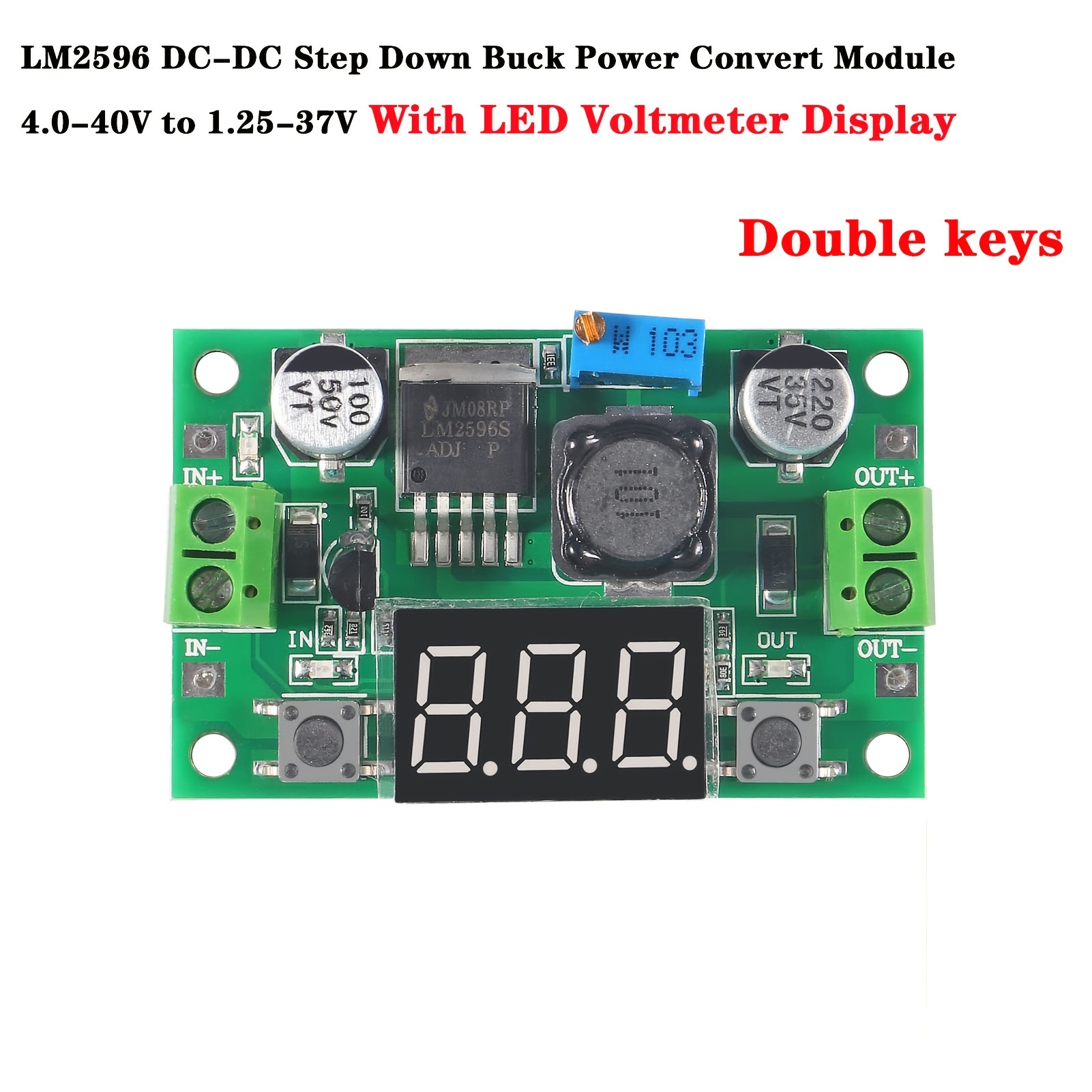 5pcs Lm2596 Step-down Module To High Efficiency Voltage Regulator 3.0-40v  To 1.5-35v Buck Converter Diy Power Supply - Industrial & Commercial - Temu