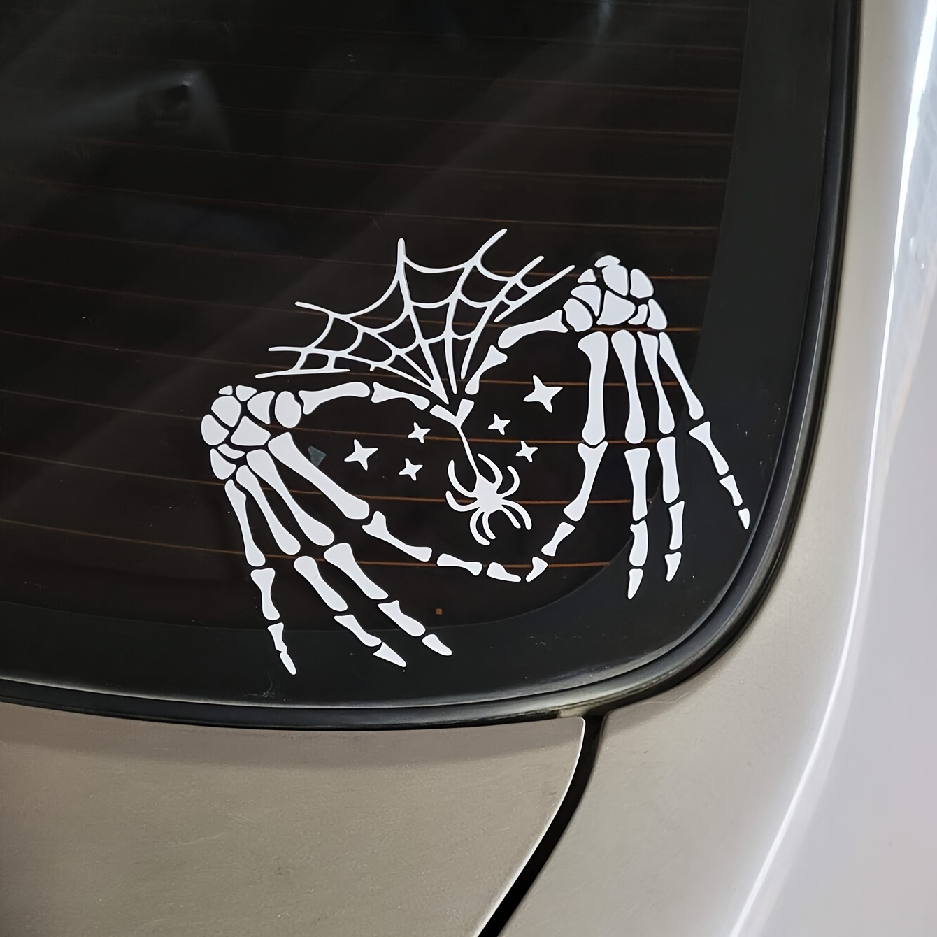 

1pc Skeletal Hand Spider Car Sticker