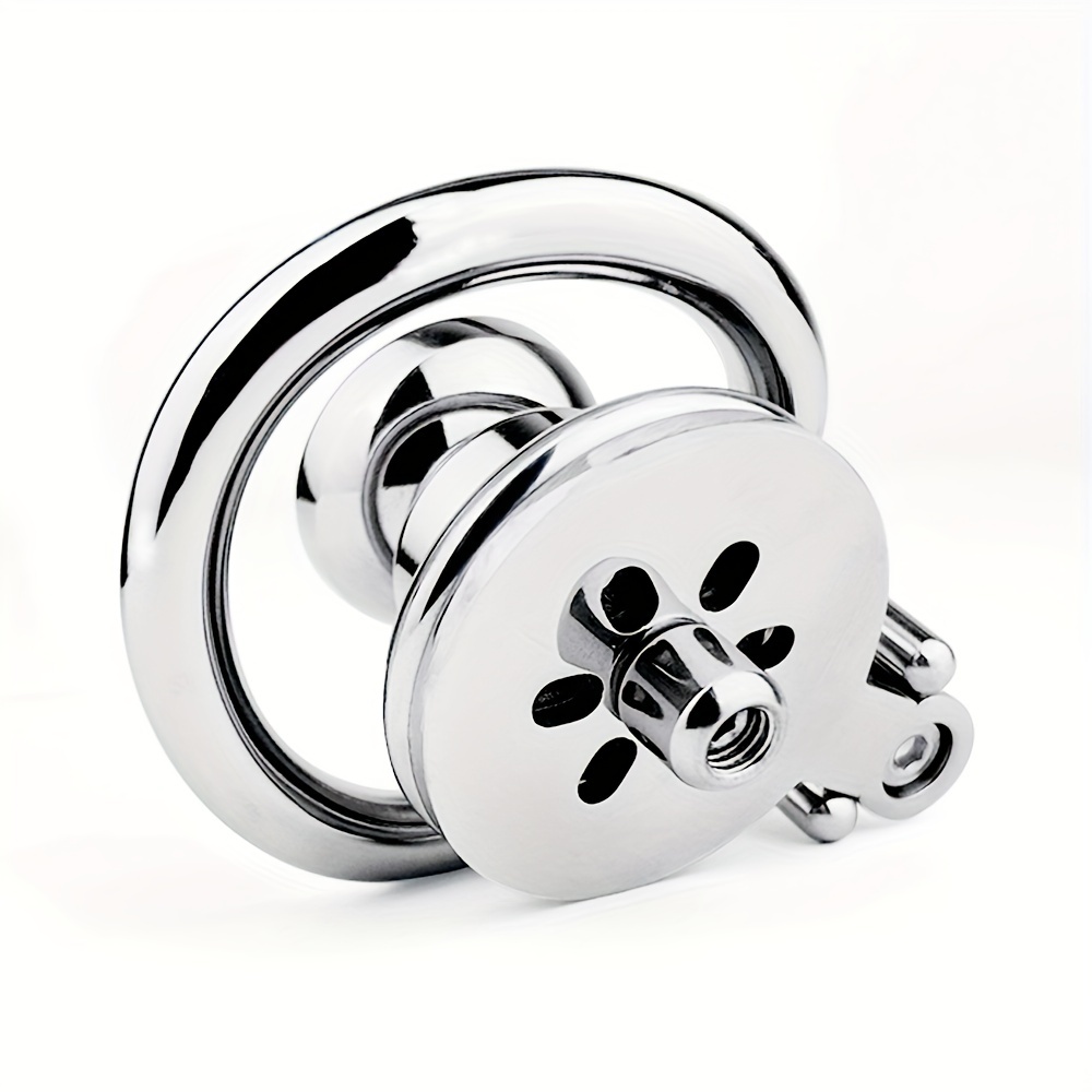 Flat Chastity Lock With Metal Catheter For Couples Couple - Temu