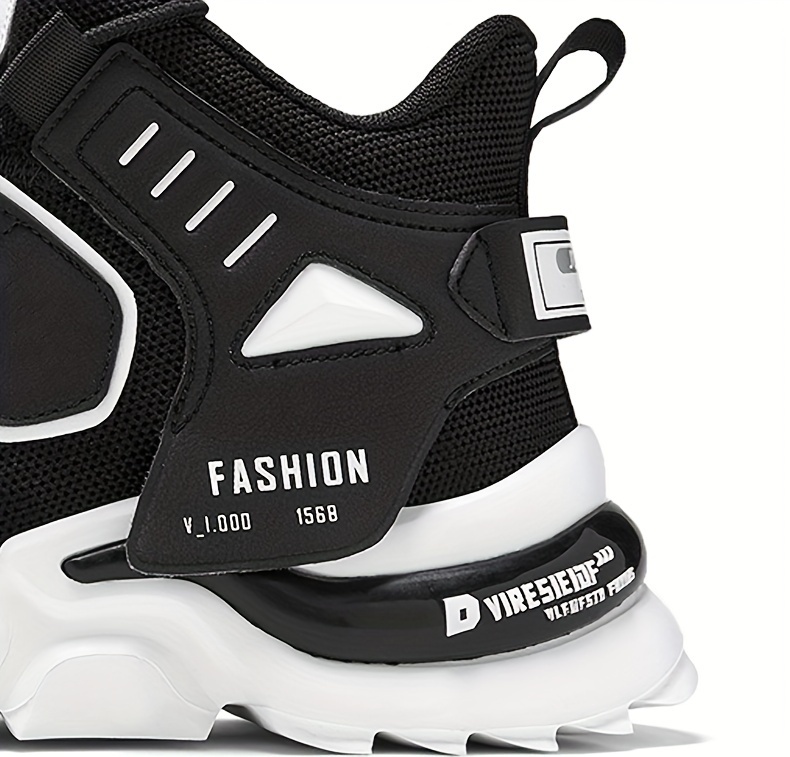 Zapatillas Chunky de Moda para Hombre - Duraderas y Absorbentes de Impactos - Cómodas con Diseño Antideslizante y Cordones para Aventuras al Aire Libre - Ideales para el Uso Diario de los Hombres