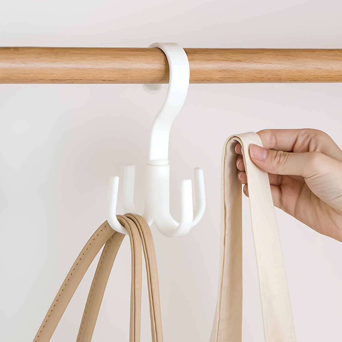 Fashion Backpack Hook Portable Practical Bag Holder Hanging - Temu