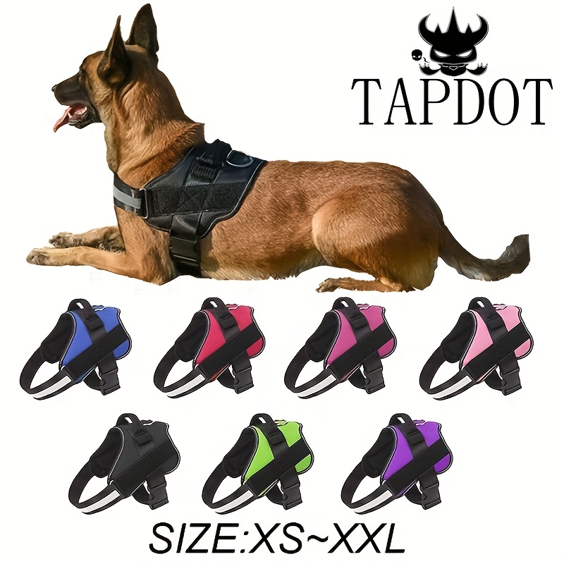 Dog Harness No Pull Reflective Dog Vest Breathable Adjustable Pet