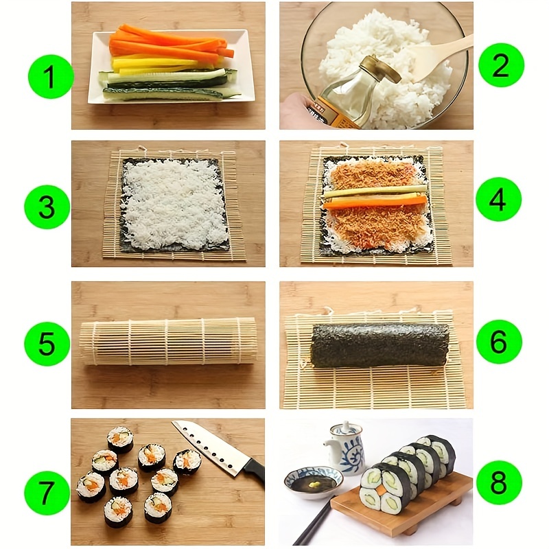 10pcs/set Sushi Making Kit, Beginner-friendly Diy Sushi Tool Set