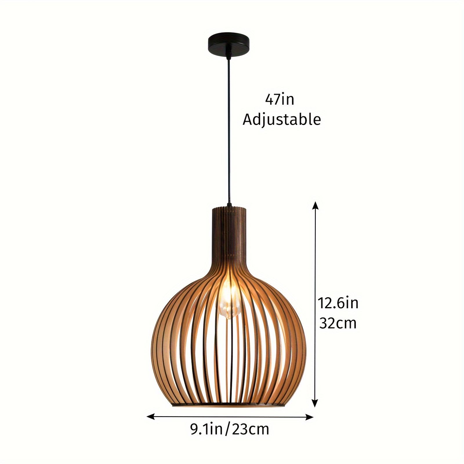 Designer Wicker Pendant lamp for Living room Bedroom restaurant wood  pendant lamp Creative Leaf Grid Rural Handmade Rattan Lamp
