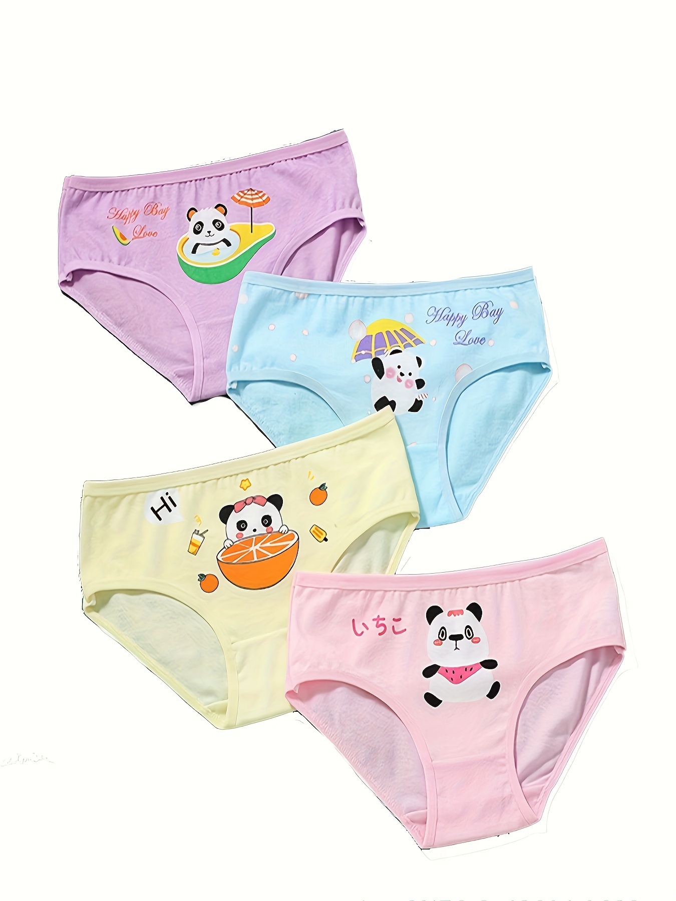 Random Set Cartoon Girls Panties Comfortable Breathable - Temu