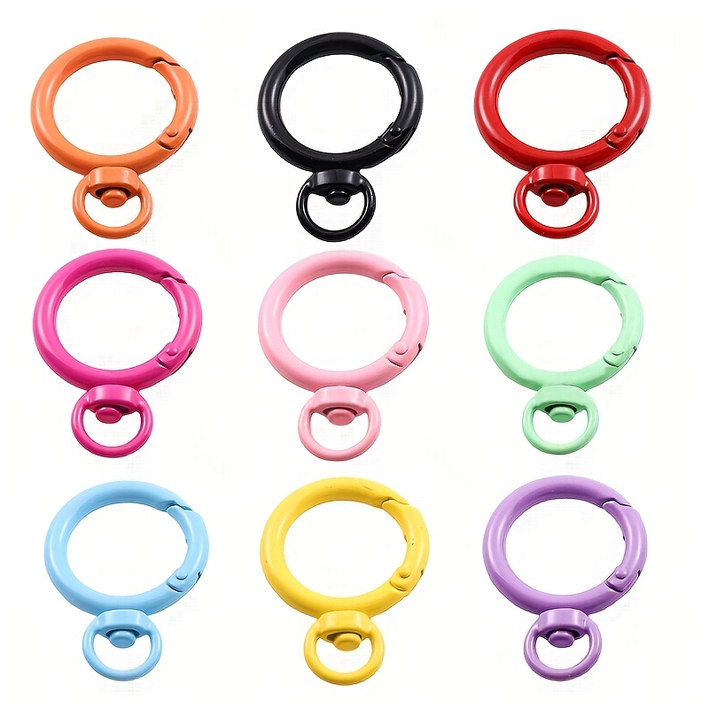 Open Jump Rings Split Rings Connectors Colorful Alloy Jump - Temu