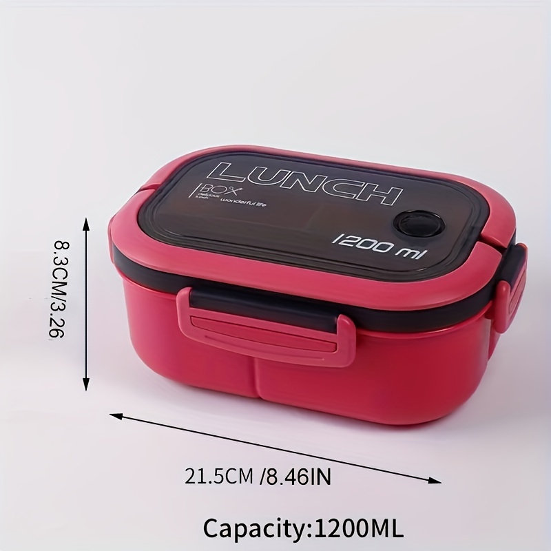 Double Deck Portable Lunch Box Lunch Box Microwavable Meal - Temu