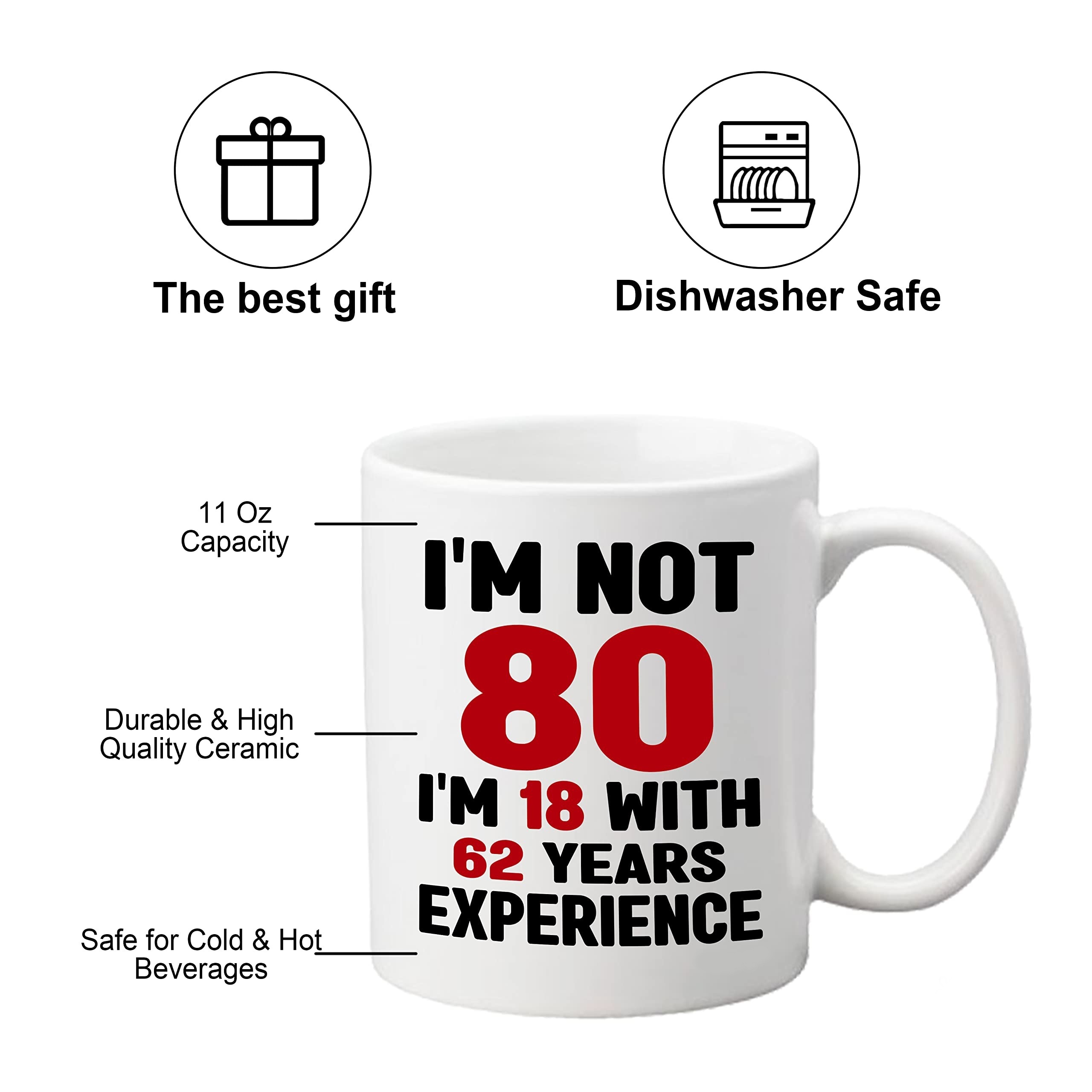 Mug Anniversaire 80 ans - Idée cadeau anniversaire homme ou femme - Tasse  origin