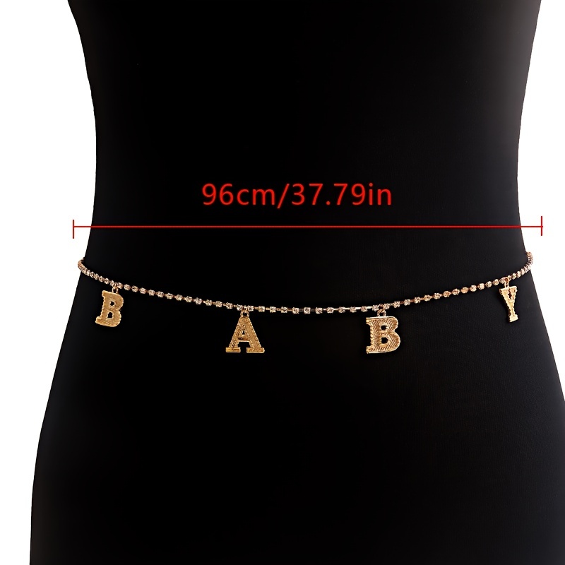 Monogram Charm Waist Belly Chain