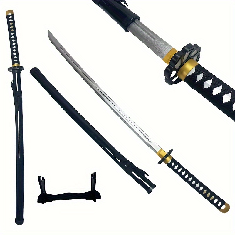 Espadas de madera samurái japonesas para niños, Katana, juguete de  entrenamiento, accesorio de Cosplay, juguetes para