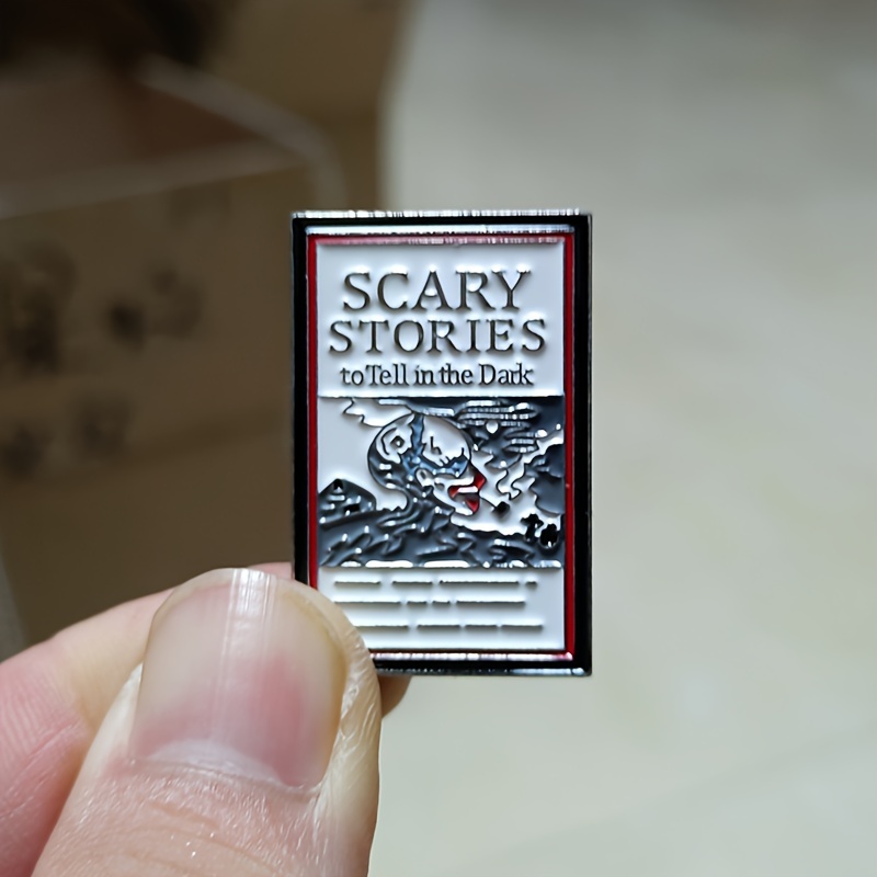 

"scary Stories Told In The Dark " Brooch, Horror Story Book Alloy Badge, Backpack Decoration Pin, Enamel Pin Lapel Pins Badge, Hats Clothes Backpack Decoration, Ideal Choice For Gifts