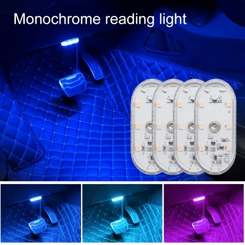 Wireless Usb Car Interior Led Lights Change Colors Create A - Temu
