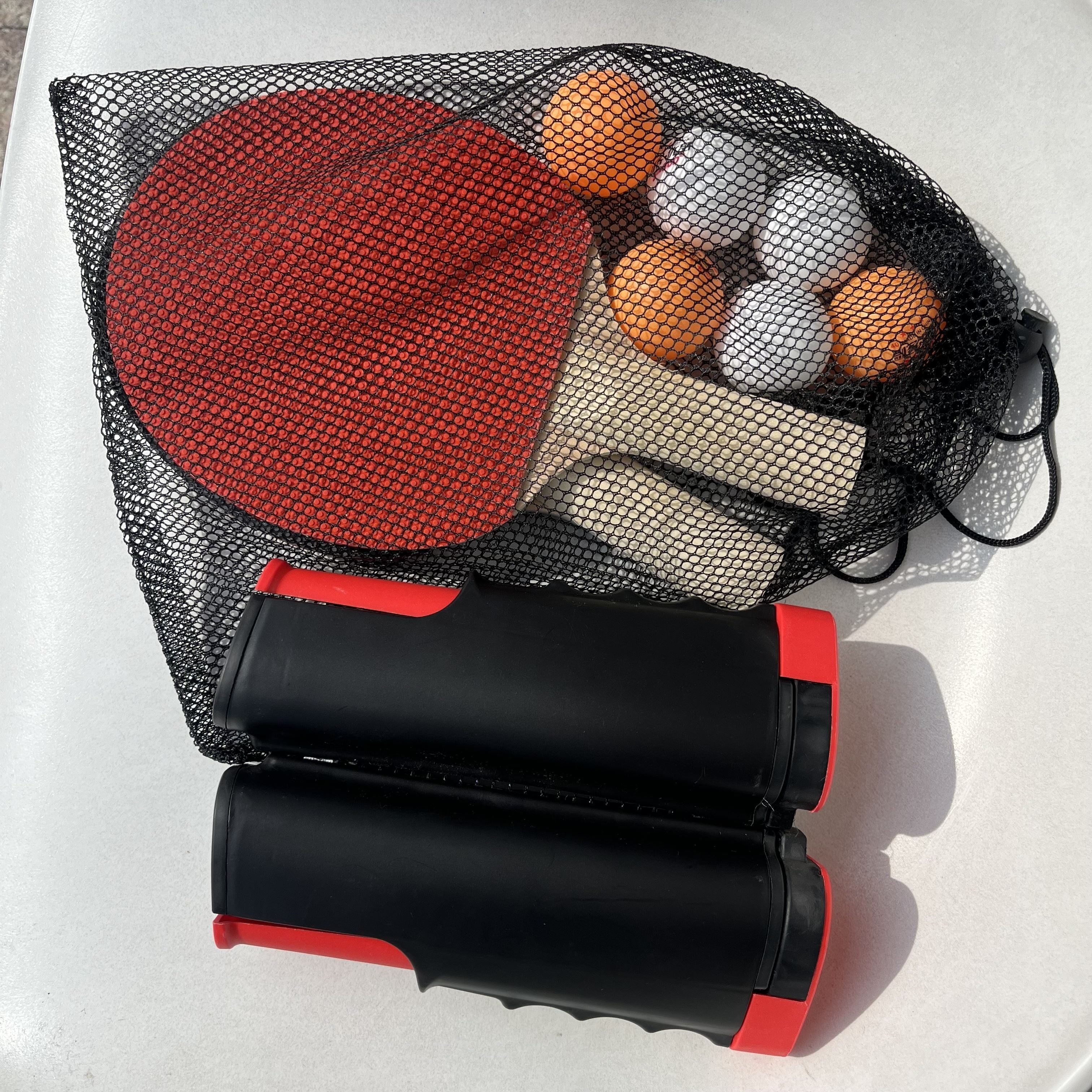 Pong Paddle Set Portable Table Tennis Set With Retractable Net Table Tennis  Training Set With 2 Rackets 3 Balls And Carry Bag For Indoor Outdoor Games  - Sports & Outdoors - Temu Canada