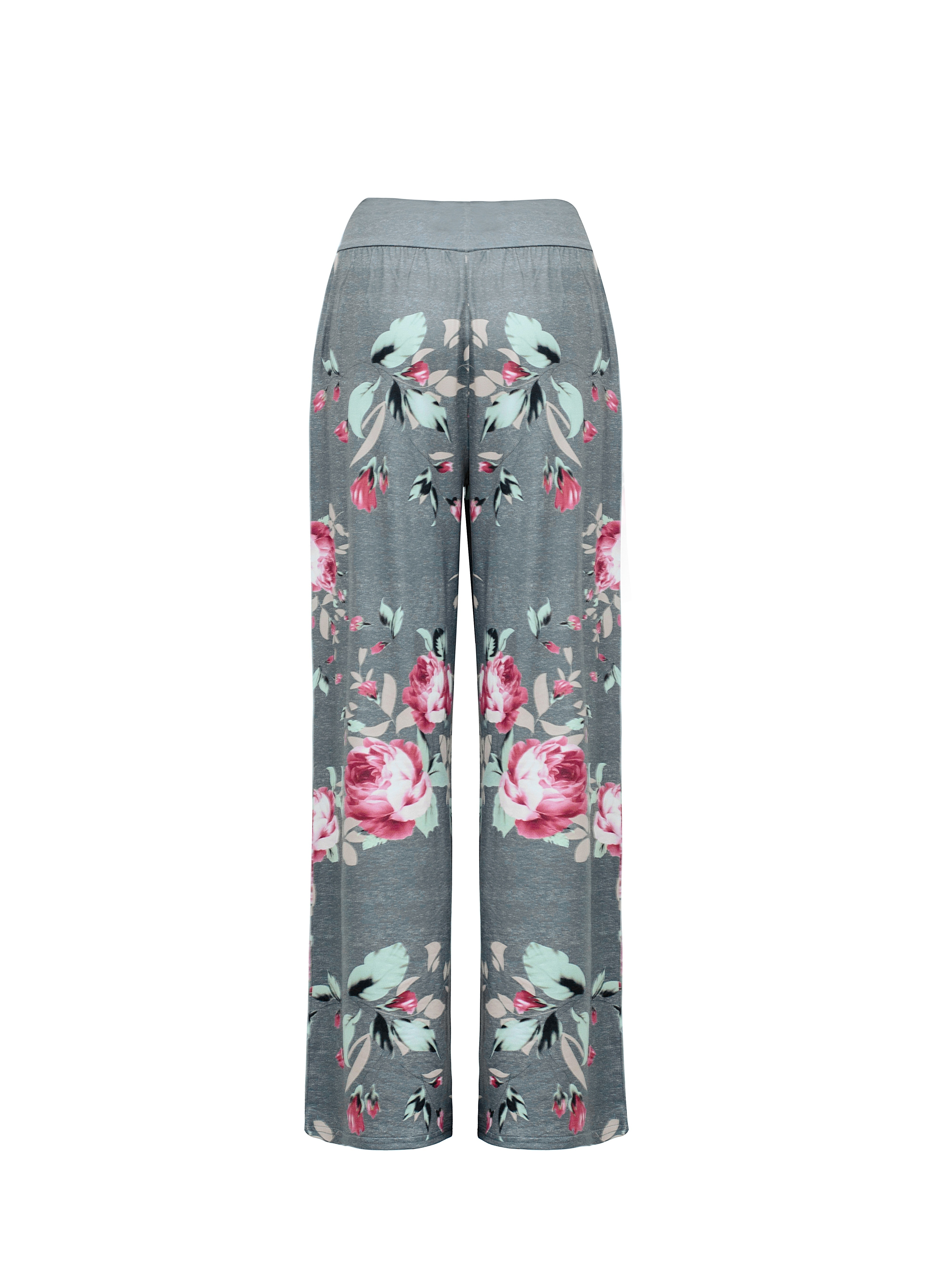 Womens Floral Pants