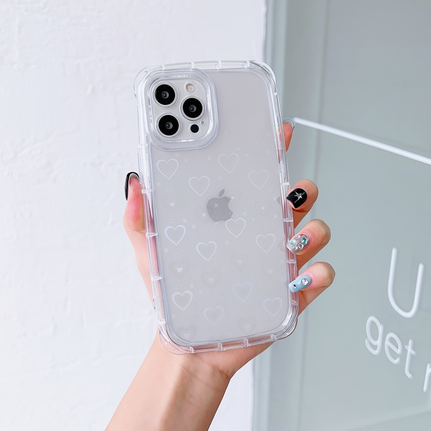 Coque TPU Pour IPhone 11 à 16 Pro Max - Avec Anneau De Support - Anti-choc - Couleur Unie