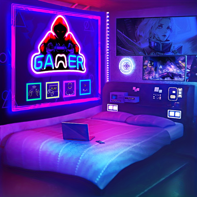 66 ideas de Habitacion gamer  habitación gamer, decoración de