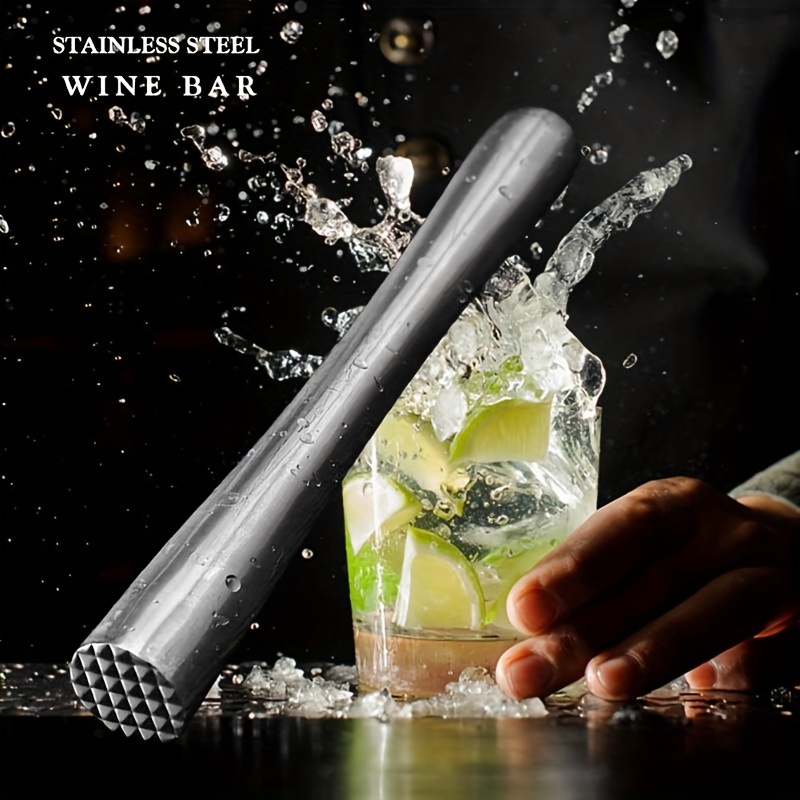 Muddler - Stainless Steel Cocktail Muddler 8 - Bar Objects