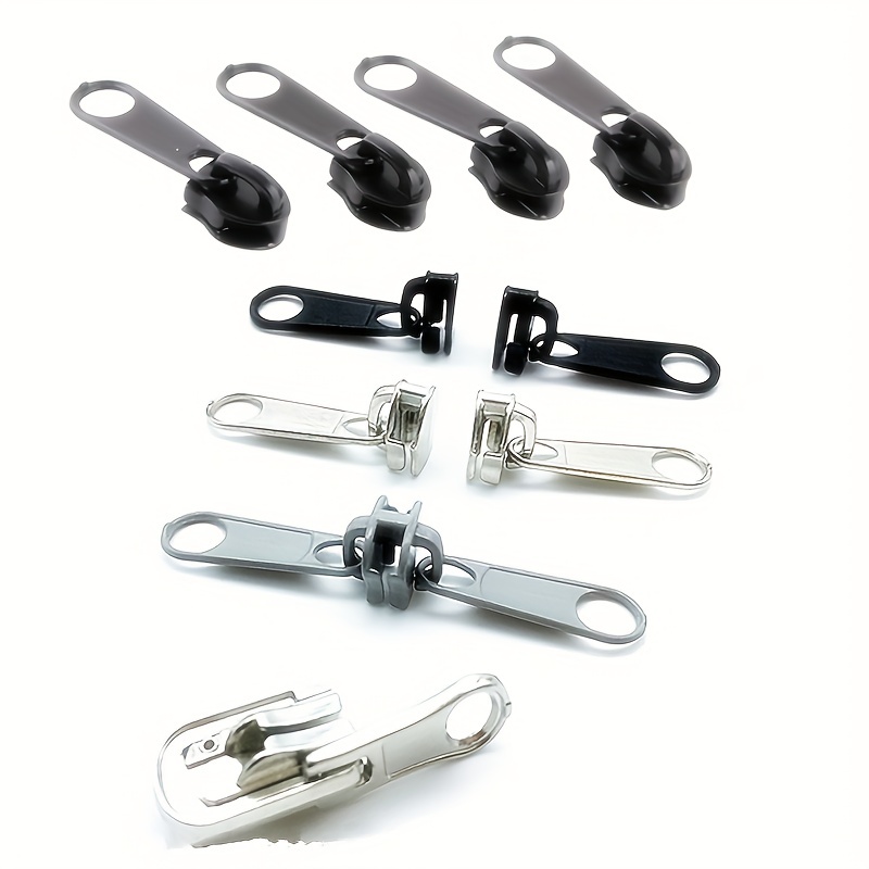 15/30/50PCS Alloy Plastic Multicolor Multistyle Zipper Replacement Zipper  Repair Kit Zipper Install Tool