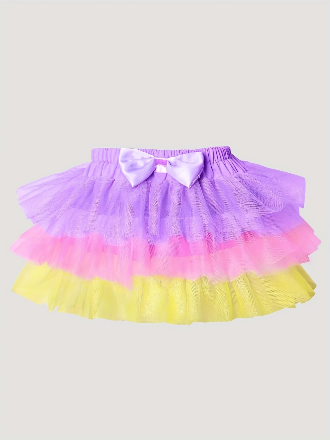 Tutú para Ballet y Danza - Falda de Tul con Volantes para Bebé y Niña  Pequeña Color Fucsia