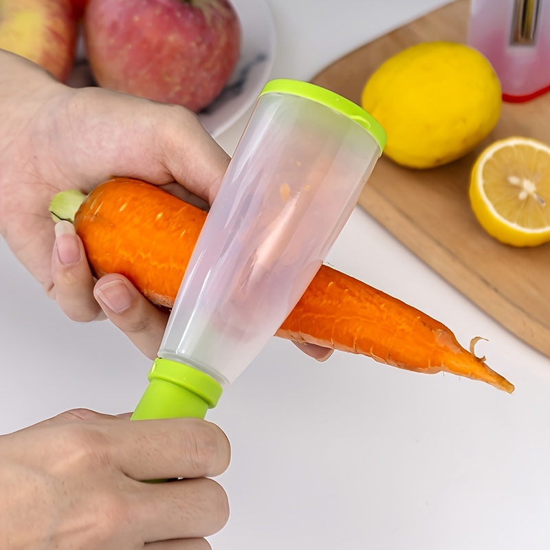 Fruit And Vegetable Peeler, 1 Peeler With Storage Box Multifunctional  Stainless Steel Household Fruit And Vegetable Peeler Kitchen Gadgets For  Restaurants/supermarkets/food Trucks - Temu