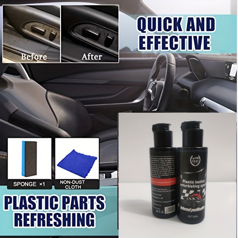 Restore Car's Interior Plastic Retread Repair Dust Nano - Temu