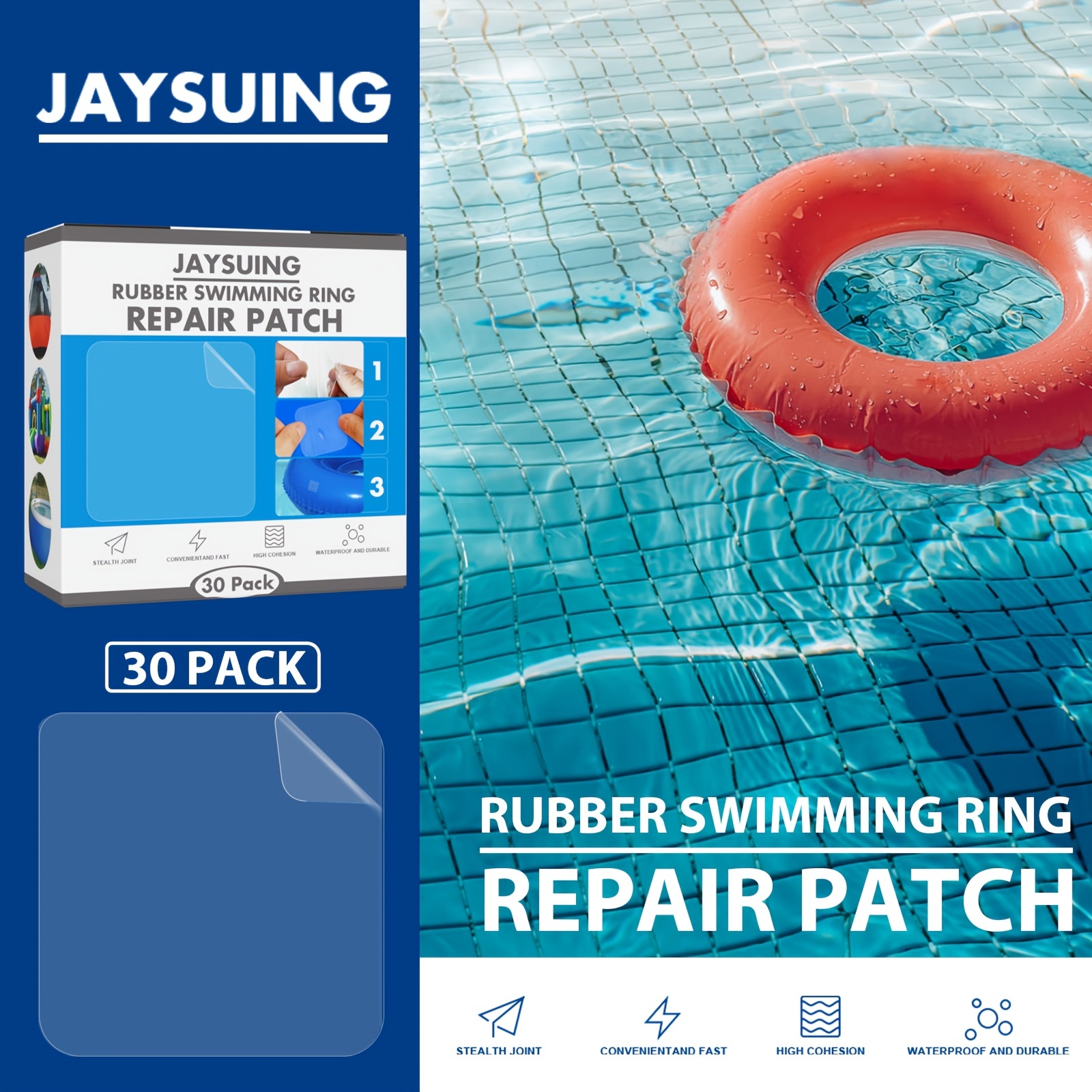 Swimming Ring Repair Patch Transparent Waterproof Repair - Temu