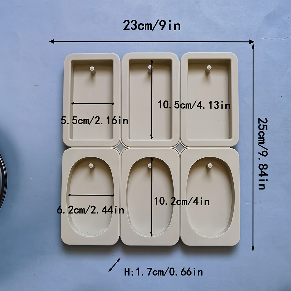 4 cavity Soap Mold Square Silicone Mold For Diy Aromatherapy - Temu