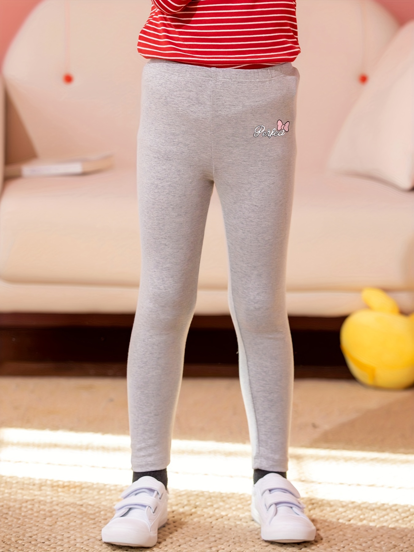 Girls Leggings Slim Lounge Pants For Kids 2 12 Years Spring - Temu