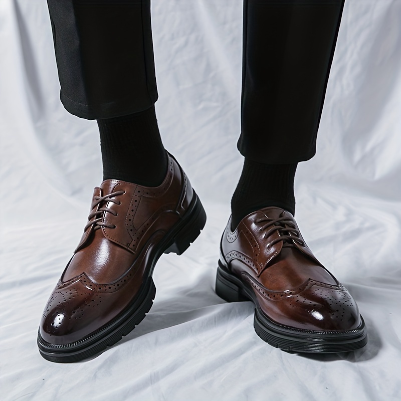 Men's Lace Up Brogue Style Formal Shoes