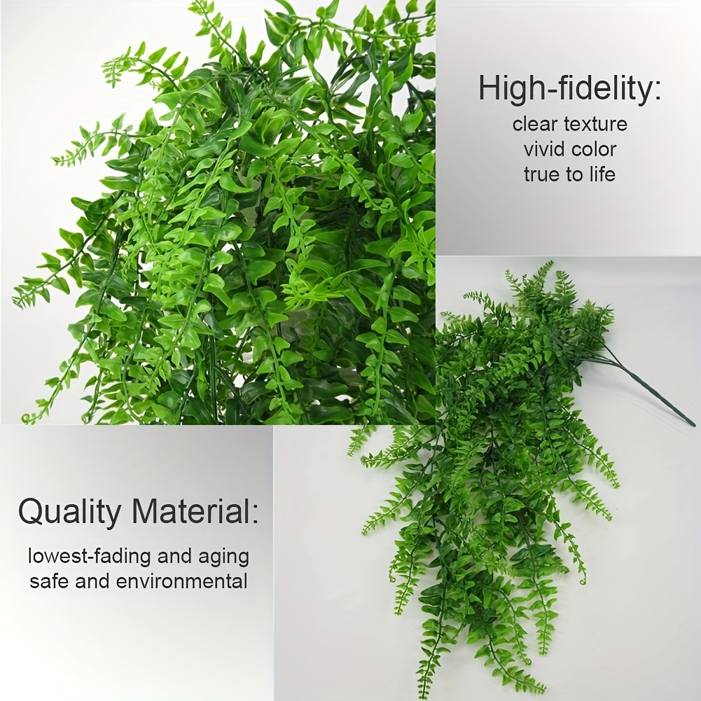 4pcs Artificial Vines Hanging Fake Plants, Artificial Vine Making Fake  Hanging Plants, Artificial Ferns Wall Plants Fake Ivy Green Garland Room  Decoration Home Garden Wedding Party Indoor Outdoor Decor, Farmhouse  Aesthetic Artificial