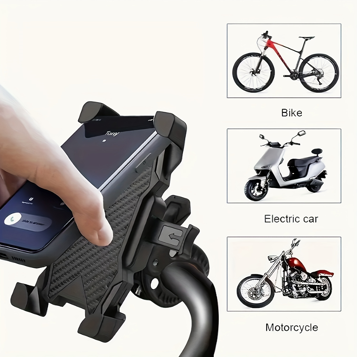 Motorrad handyhalterung Fahrrad handyhalter – Upgrade Quick - Temu