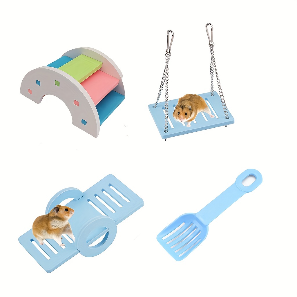 Hamster Toys Juegos de juguetes para masticar hámster 10 piezas