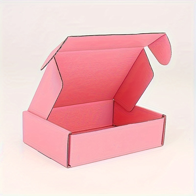 Caja de cartón, caja de cartón blanco de 25 piezas, cajas de correo  pequeñas de papel kraft corrugado, cajas de regalo de Navidad, caja de  embalaje de