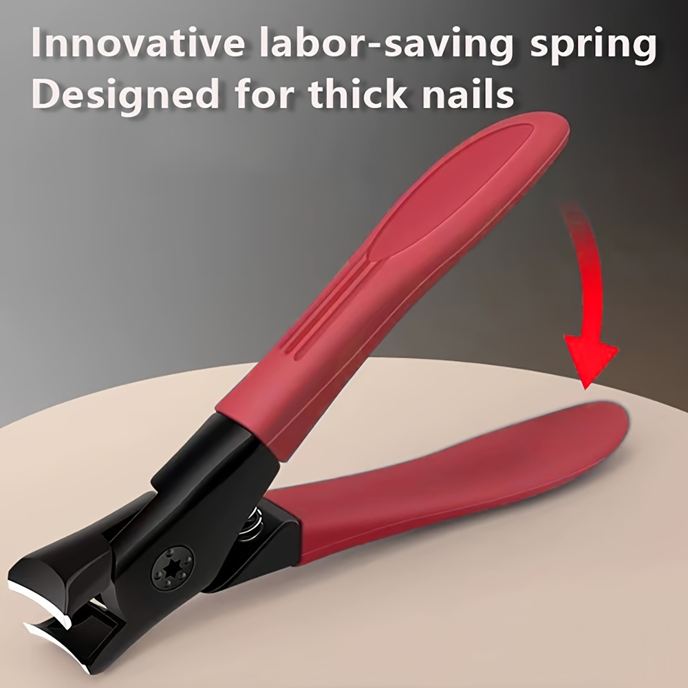 Splash Proof Portable Large Nail Clipper Single Handle Nail - Temu