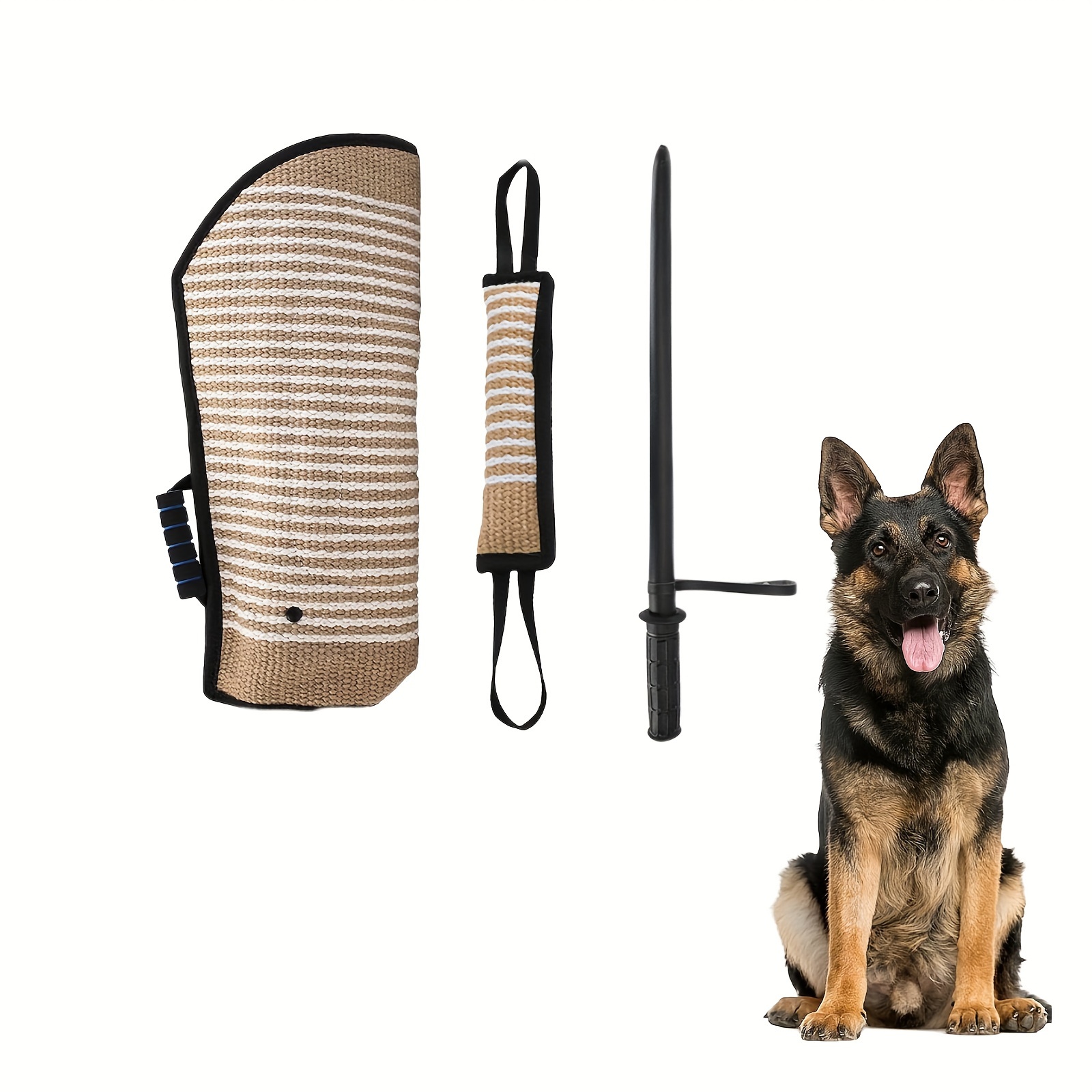 1pc Dog Bite Training Set, Including Dog Bite Sleeve, Dog Bite Pillow Stick  Tug Toy, Dog Training Stick, Professional Training Dog Equipment