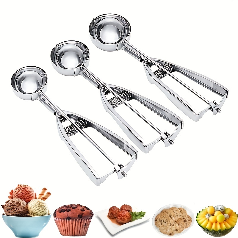 Premium Photo  Step by step. scooping batter with batter scooper