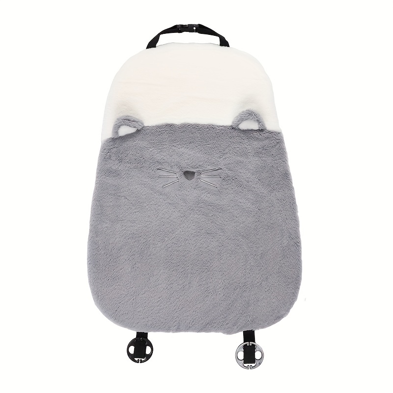 1pc Grey Cartoon Cat Paw Shaped Seat Cushion