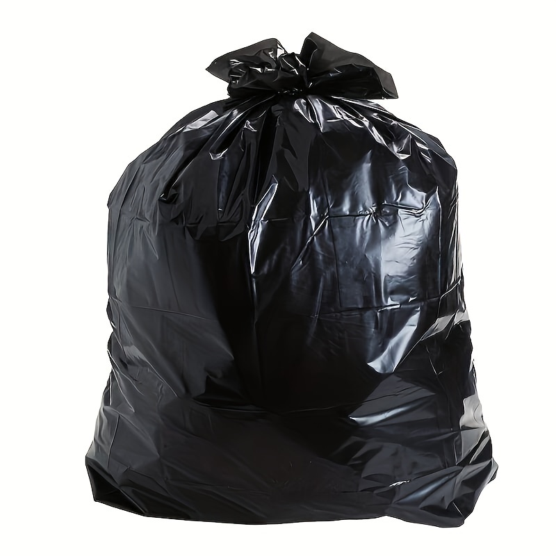 Garbage Bag Black Flat Mouth Disposable Plastic Bag Waste Refuse Bags