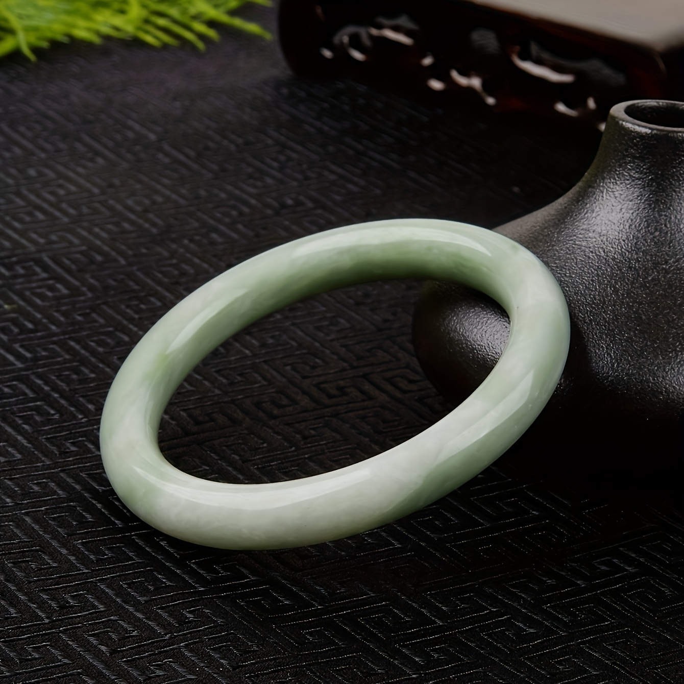 Natural Jade Bangle for Men, Gift for Girlfriend