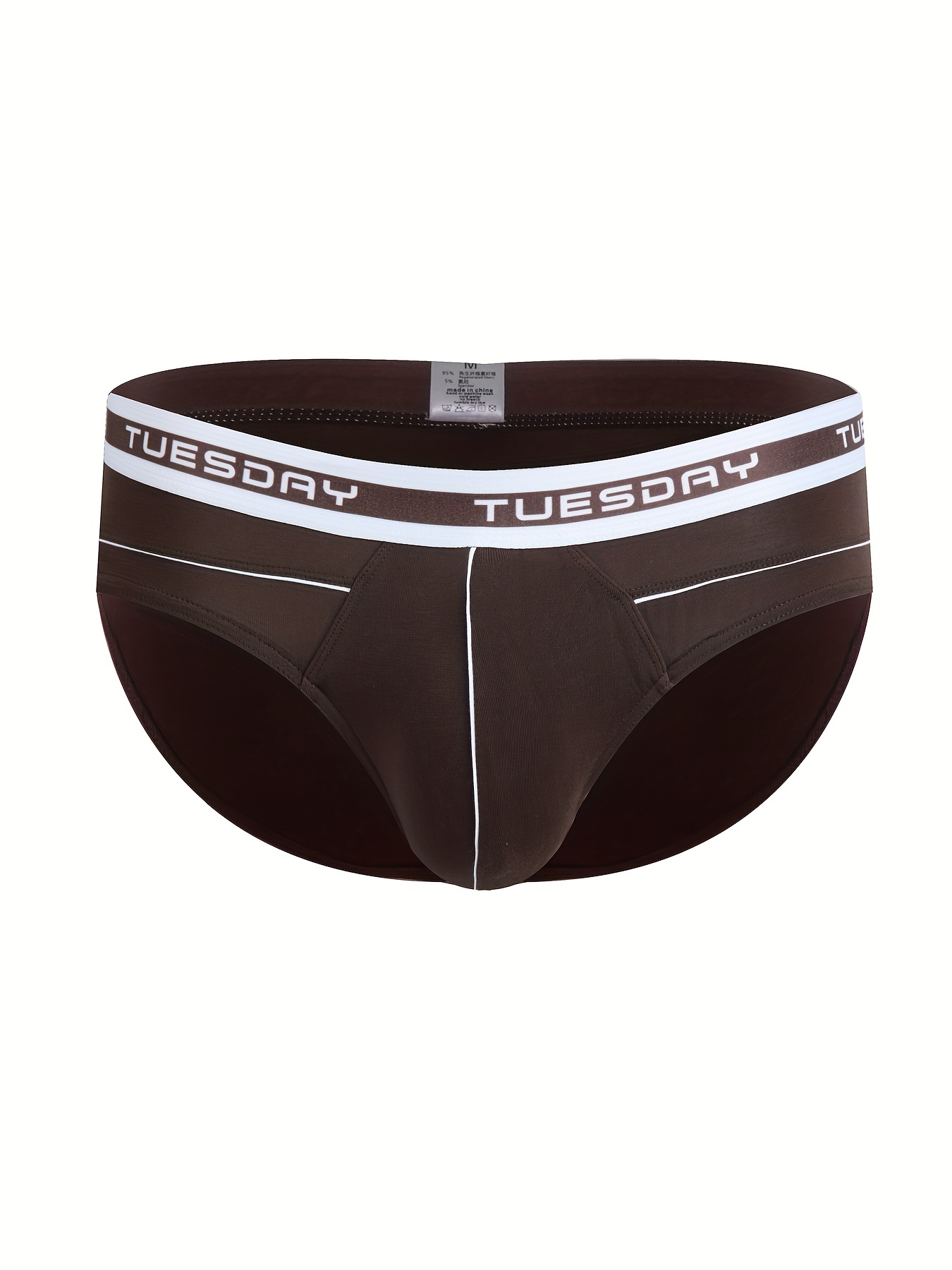 Men's Sexy Low Waist Jockstrap Fashion Color Block Briefs - Temu Canada