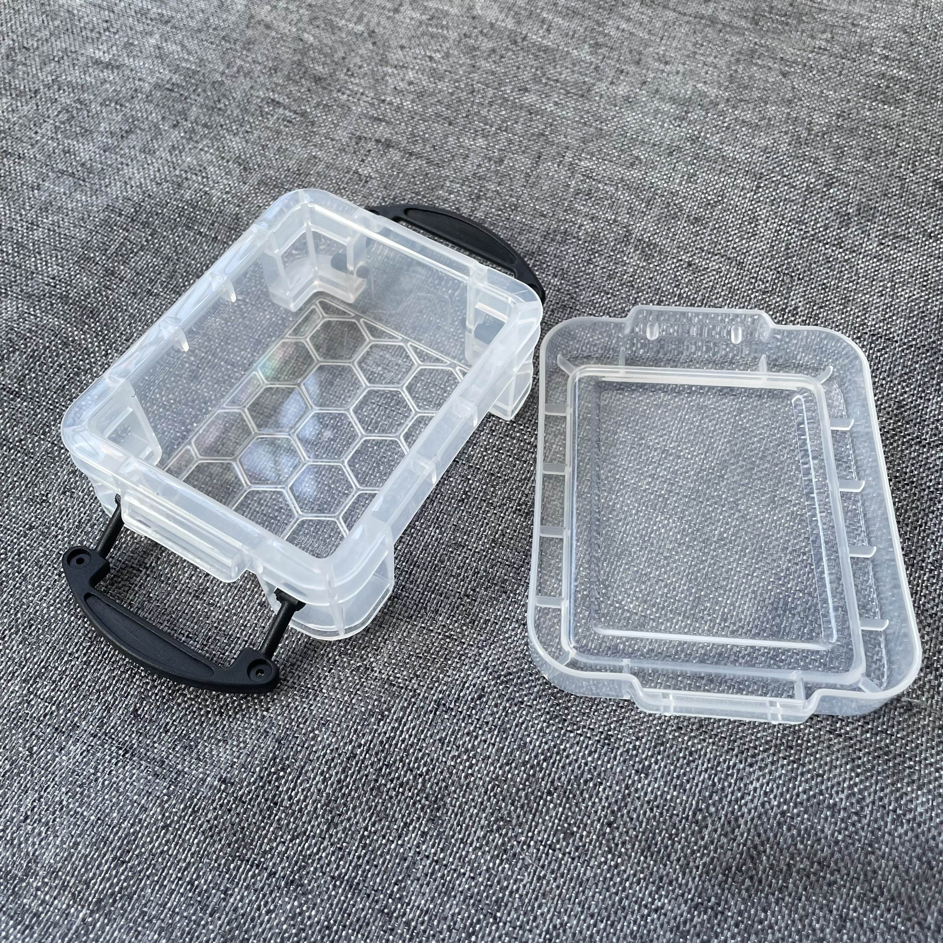 Mini Storage Boxes Plastic Storage Box Organiser Boxes Lid - Temu