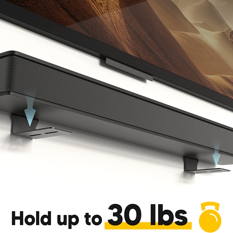 Barra de sonido universal de acrílico para montaje en barra de sonido,  soporte de pared para altavoz compatible con Samsung, Sony, LG, Vizio,  Bose