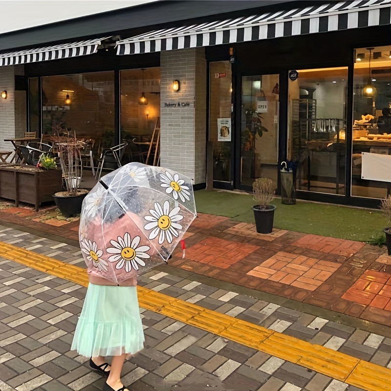  Baraida Paraguas transparente y transparente para niños con  mango de fácil agarre, paraguas de burbujas cúpula, resistente al viento  para niños y niñas, parque de animales : Ropa, Zapatos y Joyería