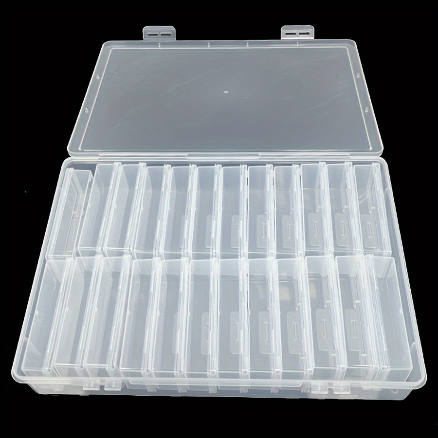 Rectangular Plastic Storage Box Transparent Portable Storage - Temu Canada