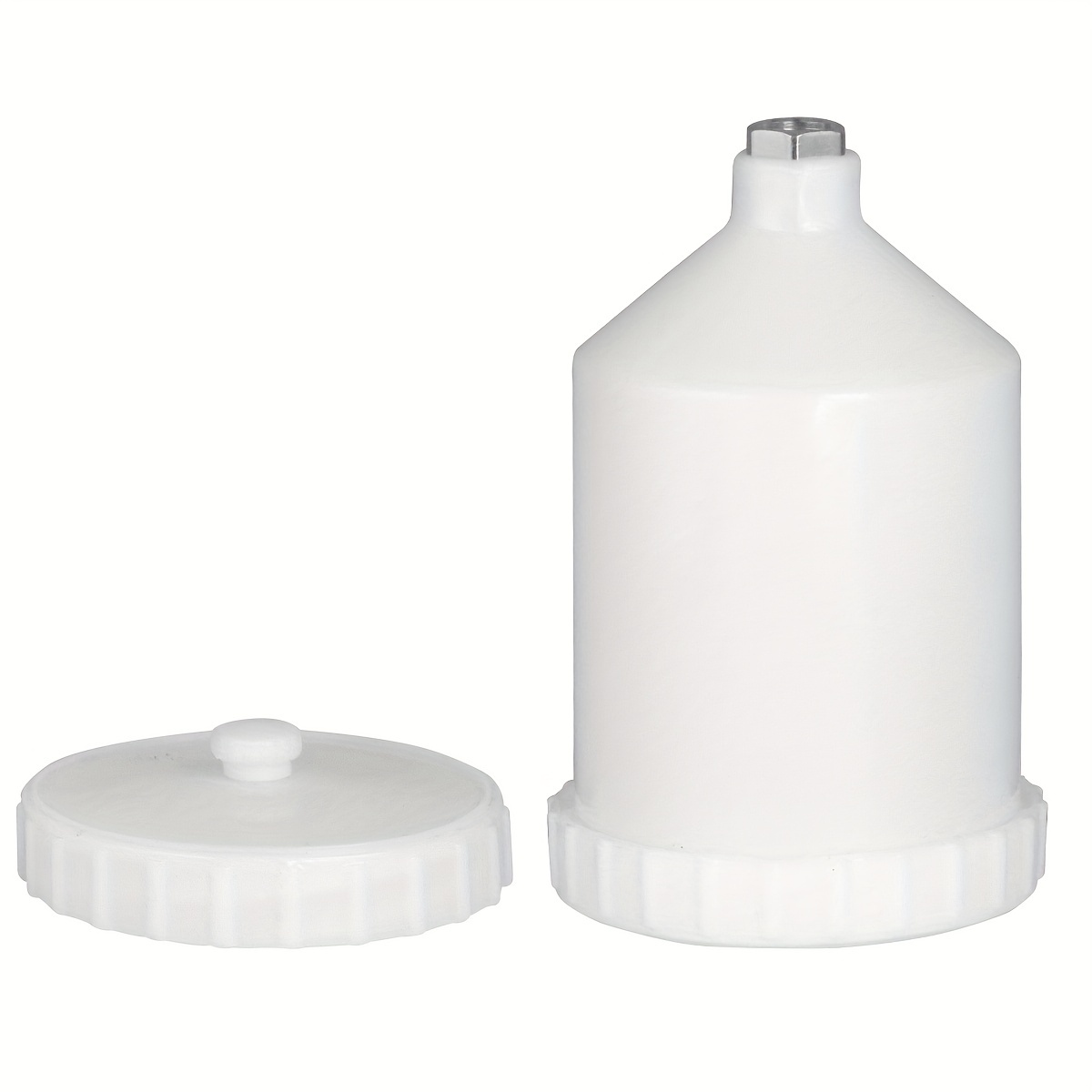 

Spray Gun Cup, Spray Gun Pot Plastic Stainless Steel Threaded Connector Hand Tool Accessories