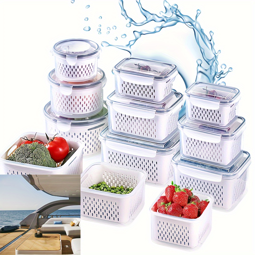 Maximize Kitchen Storage 1pc Refrigerator Storage Box Perfect Fresh  Vegetables Fruits, 90 Days Buyer Protection