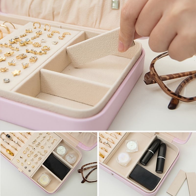 Large Capacity Jewelry Organizer Portable Button Box