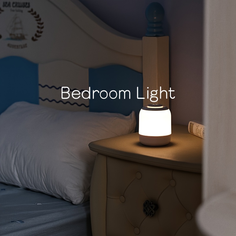 LED Baby Night Light Dimmable - Lampe de veilleuse portable pour enfant -  Veilleuse USB rechargeable pour adulte pour chambre de chevet, éclairage de  secours