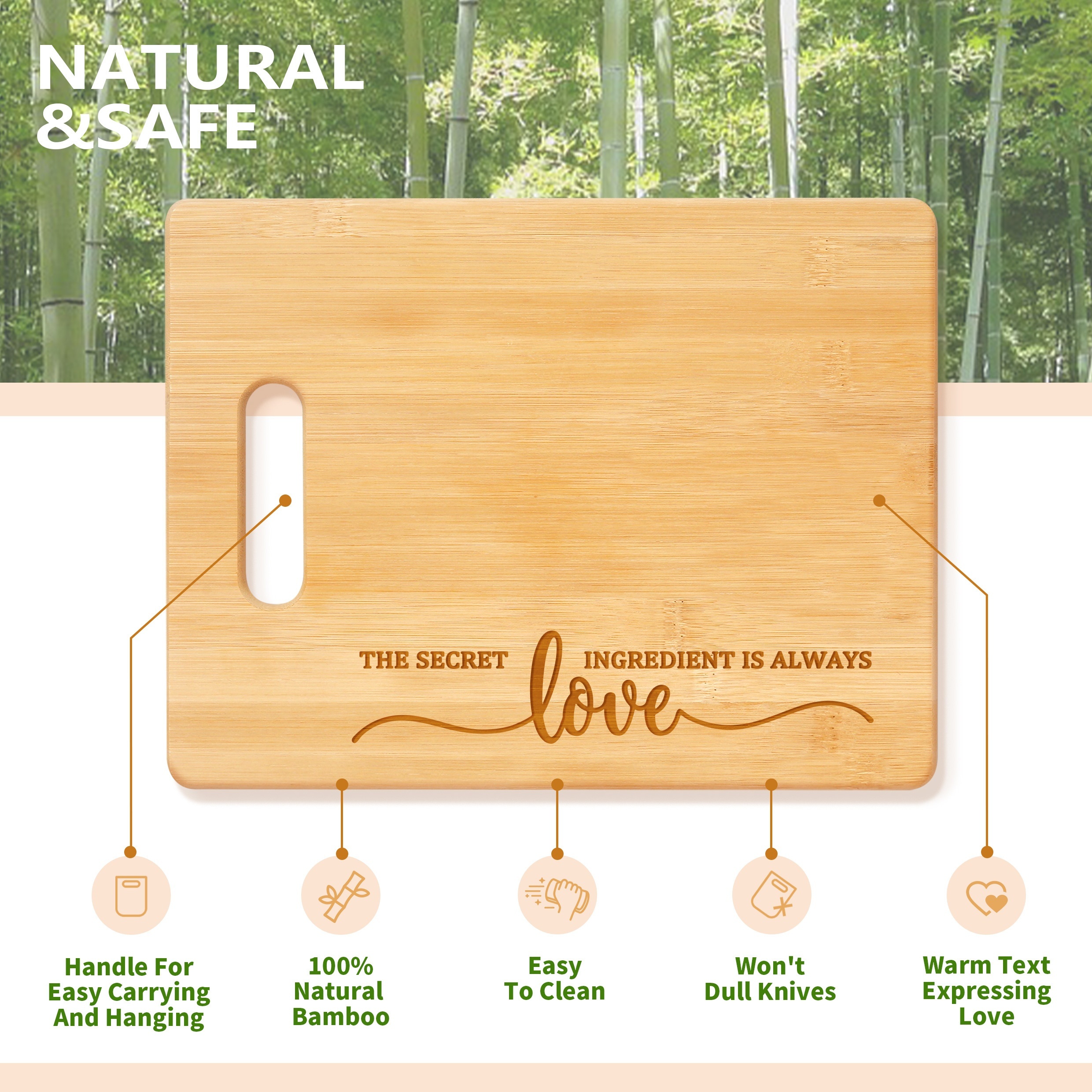 Chopping Board Bamboo Christmas Tree Cutting Board Household - Temu